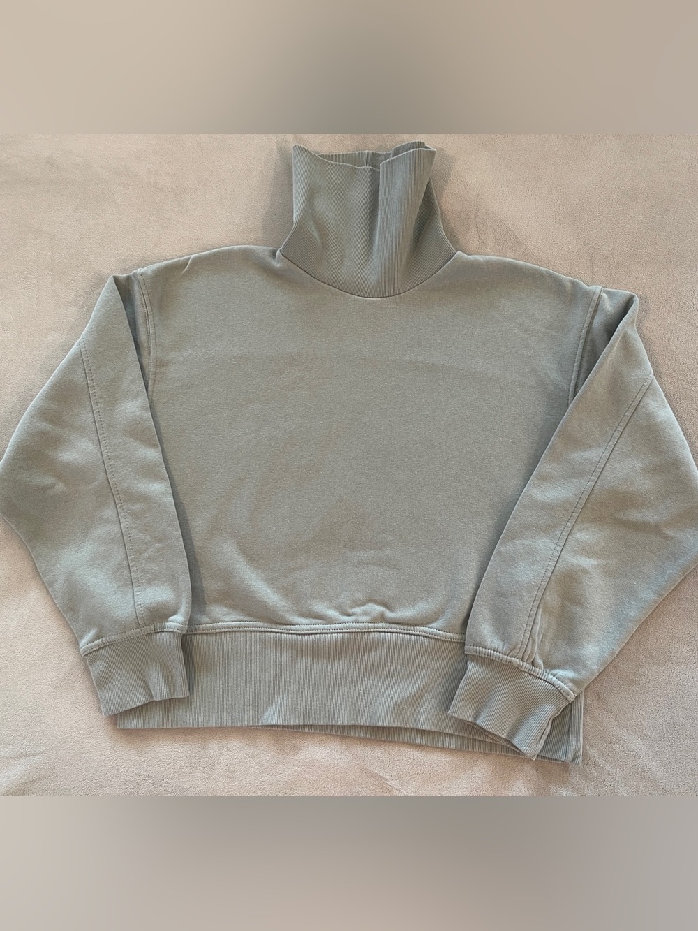 Zara Sage Green Turtleneck Sweater